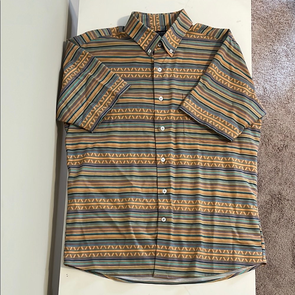 Southern Marsh Multicolored Men’s Button Down Wit… - image 5